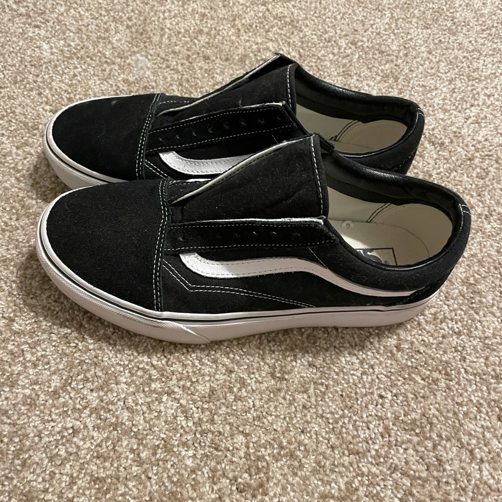 BLACK PLATFORM VANS